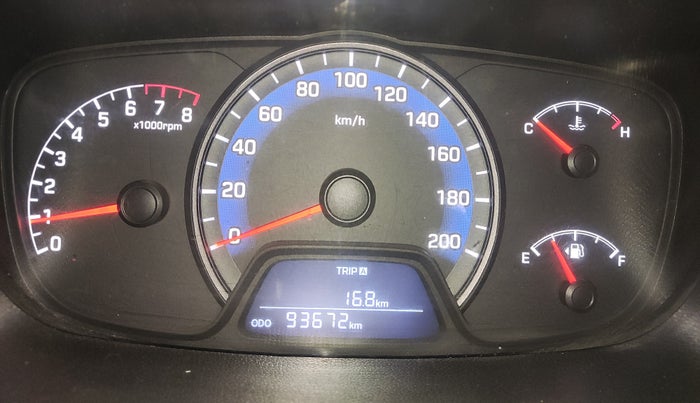 2015 Hyundai Xcent BASE 1.2, Petrol, Manual, 93,653 km, Odometer Image