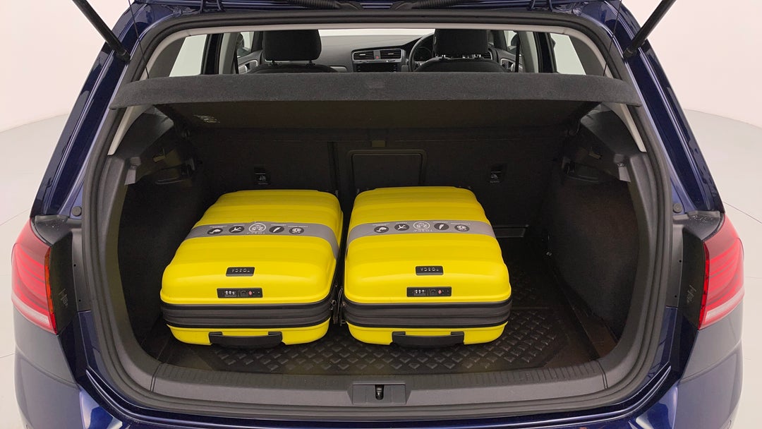 Boot Inside View with Luggage