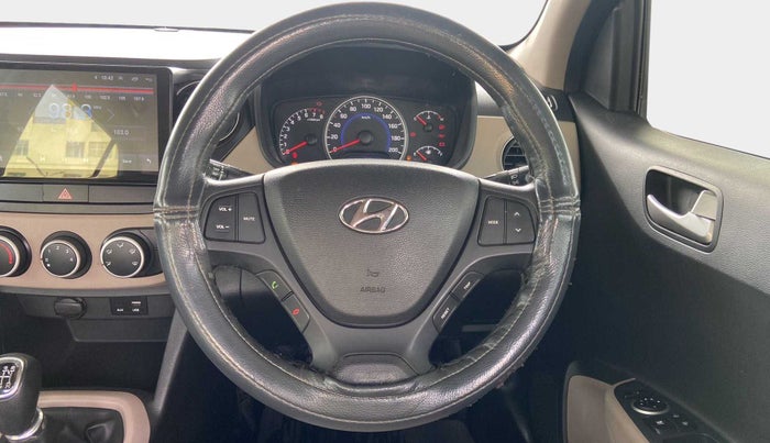 2016 Hyundai Grand i10 SPORTZ 1.2 KAPPA VTVT, Petrol, Manual, 32,924 km, Steering Wheel Close Up