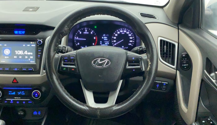 2018 Hyundai Creta SX (O) 1.6 DIESEL, Diesel, Manual, 80,391 km, Steering Wheel Close Up