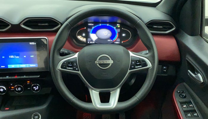 2022 Nissan MAGNITE XV RED EDITION, Petrol, Manual, 11,991 km, Steering Wheel Close Up