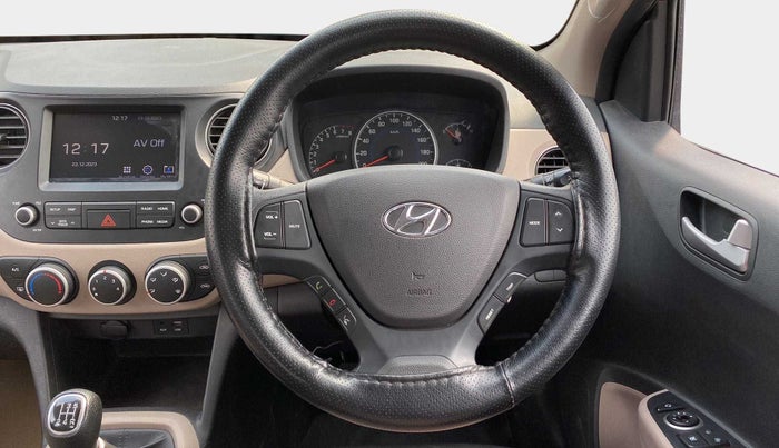 2018 Hyundai Grand i10 SPORTZ 1.2 KAPPA VTVT, Petrol, Manual, 34,331 km, Steering Wheel Close Up