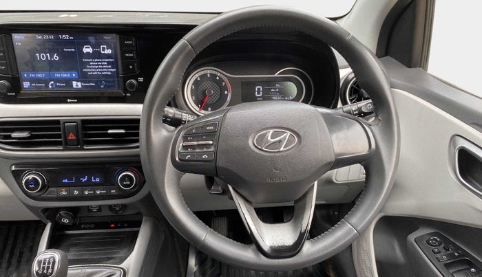 2019 Hyundai GRAND I10 NIOS ASTA 1.2 KAPPA VTVT, Petrol, Manual, 46,597 km, Steering Wheel Close Up