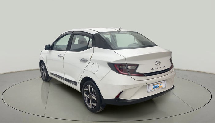 2021 Hyundai AURA SX PLUS 1.2 AMT, Petrol, Automatic, 8,862 km, Left Back Diagonal