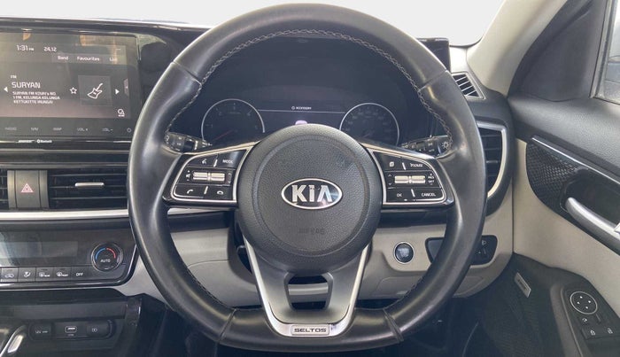 2019 KIA SELTOS HTX PLUS AT1.5 DIESEL, Diesel, Automatic, 1,25,765 km, Steering Wheel Close Up