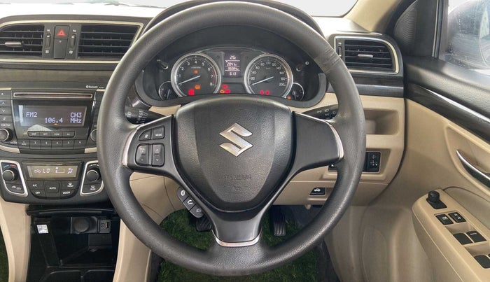 2018 Maruti Ciaz ZETA 1.4  MT PETROL, Petrol, Manual, 95,071 km, Steering Wheel Close Up