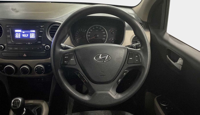 2016 Hyundai Grand i10 SPORTZ 1.2 KAPPA VTVT, Petrol, Manual, 35,152 km, Steering Wheel Close Up