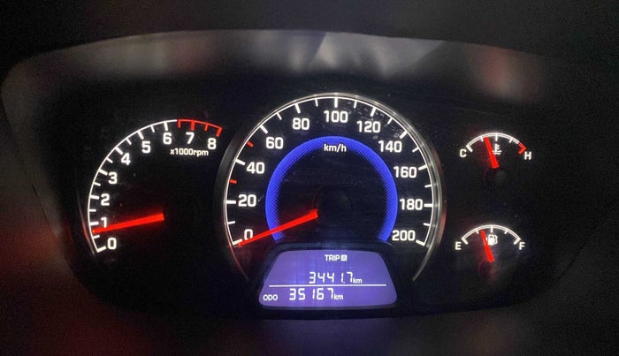 2016 Hyundai Grand i10 SPORTZ 1.2 KAPPA VTVT, Petrol, Manual, 35,152 km, Odometer Image