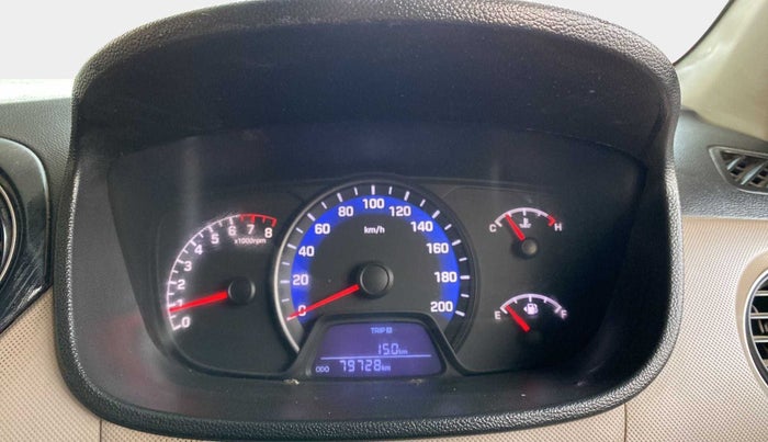 2014 Hyundai Xcent S 1.2, Petrol, Manual, 79,732 km, Odometer Image