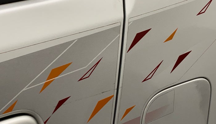 2017 Maruti Wagon R 1.0 VXI (O) AMT, Petrol, Automatic, 61,914 km, Left quarter panel - Graphic sticker