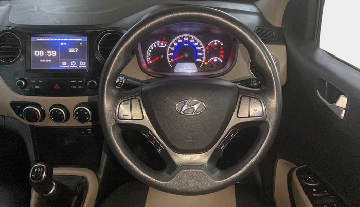 2018 Hyundai Grand i10 SPORTZ 1.2 KAPPA VTVT, Petrol, Manual, 28,704 km, Steering Wheel Close Up