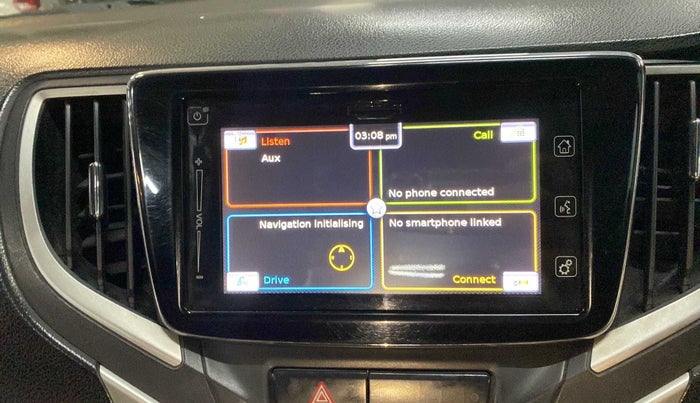 2018 Maruti Baleno ALPHA CVT PETROL 1.2, Petrol, Automatic, 27,629 km, Infotainment system - GPS Card not working/missing