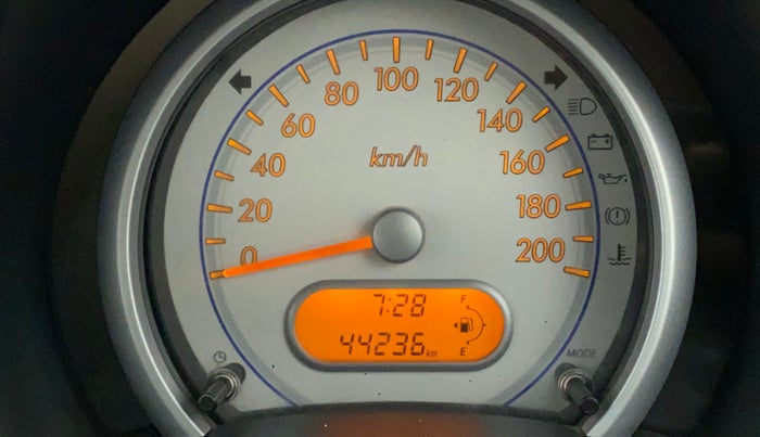 2014 Maruti Ritz VXI, Petrol, Manual, 44,320 km, Odometer Image