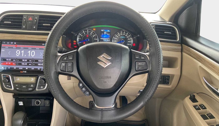 2019 Maruti Ciaz DELTA AT 1.5 SHVS PETROL, Petrol, Automatic, 22,781 km, Steering Wheel Close Up