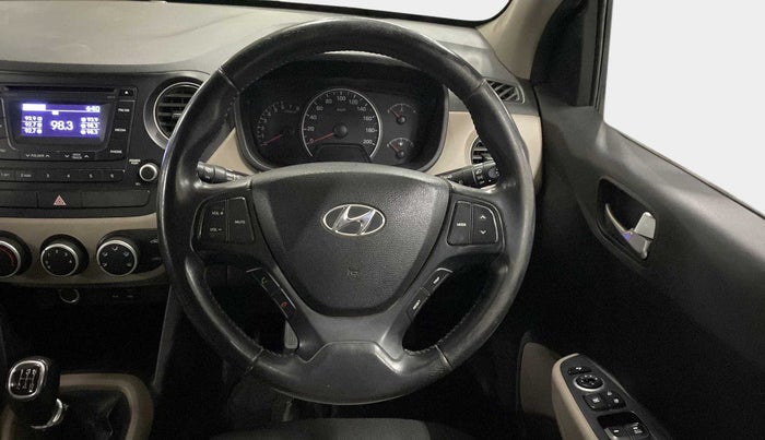 2016 Hyundai Grand i10 ASTA 1.2 KAPPA VTVT, CNG, Manual, 1,11,755 km, Steering Wheel Close Up