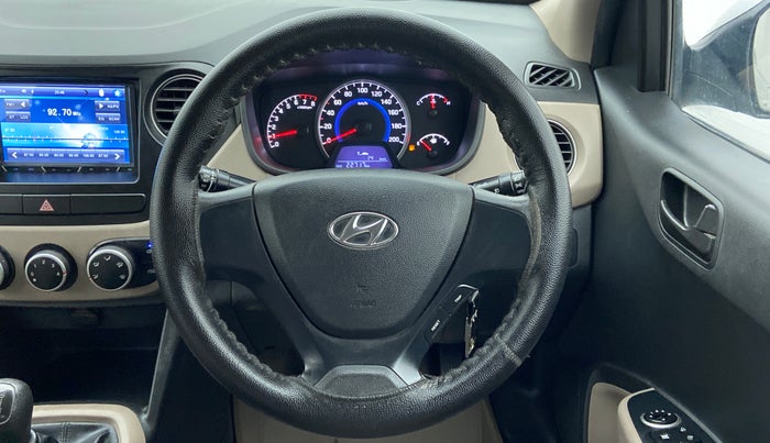 2017 Hyundai Grand i10 MAGNA 1.2 VTVT, Petrol, Manual, 22,748 km, Steering Wheel Close Up