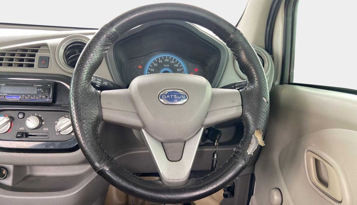 2016 Datsun Redi Go T, Petrol, Manual, 81,400 km, Steering Wheel Close Up