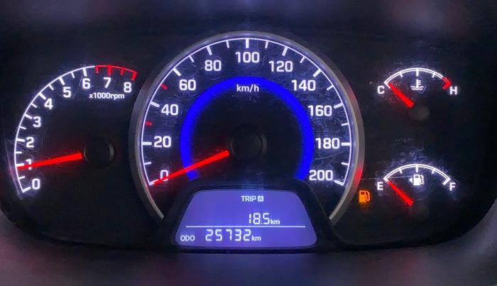 2018 Hyundai Grand i10 MAGNA 1.2 KAPPA VTVT, Petrol, Manual, 25,732 km, Odometer Image