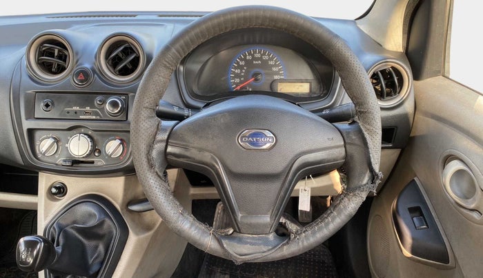 2017 Datsun Go Plus T, Petrol, Manual, 45,068 km, Steering Wheel Close Up