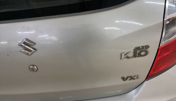 2015 Maruti Alto K10 VXI, Petrol, Manual, 93,670 km, Dicky (Boot door) - Minor scratches