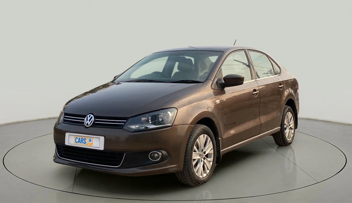 2015 Volkswagen Vento HIGHLINE PLUS 1.5 AT 16 ALLOY, Diesel, Automatic, 1,11,853 km, Left Front Diagonal