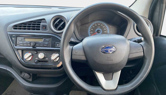 2018 Datsun Redi Go S 1.0 AMT, Petrol, Automatic, 43,898 km, Steering Wheel Close Up