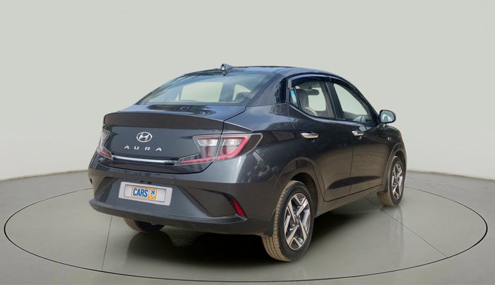 2022 Hyundai AURA SX PLUS 1.2 AMT, Petrol, Automatic, 7,808 km, Right Back Diagonal