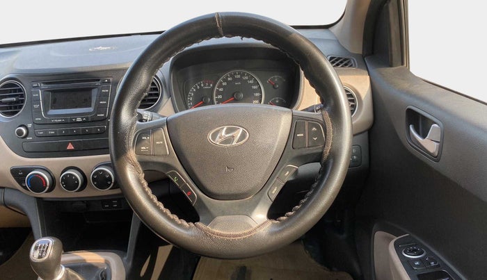 2015 Hyundai Grand i10 SPORTZ 1.2 KAPPA VTVT, Petrol, Manual, 92,640 km, Steering Wheel Close Up