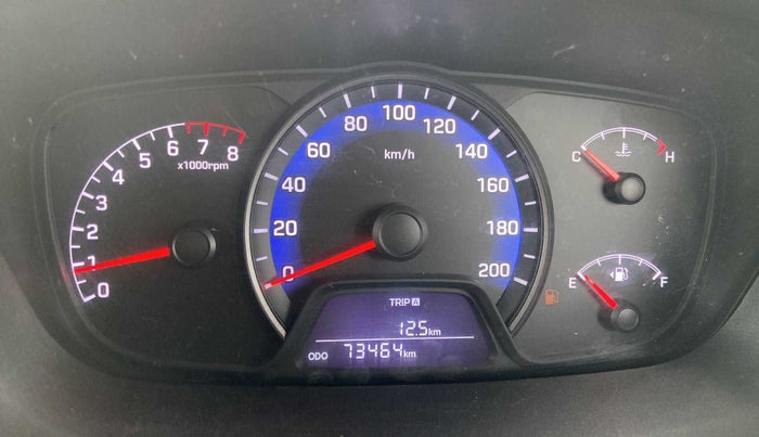 2015 Hyundai Xcent S (O) 1.2, Petrol, Manual, 73,467 km, Odometer Image