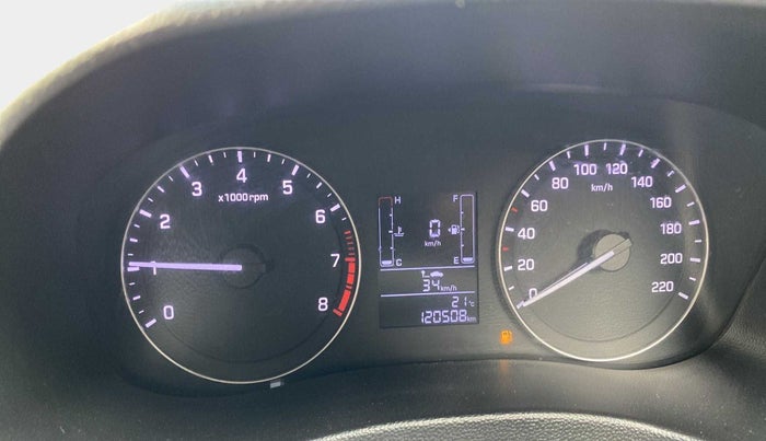 2018 Hyundai Creta SX 1.6 PETROL, Petrol, Manual, 1,20,545 km, Odometer Image