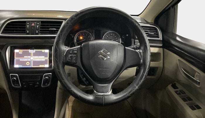 2018 Maruti Ciaz ALPHA 1.4 PETROL, Petrol, Manual, 100 km, Steering Wheel Close Up