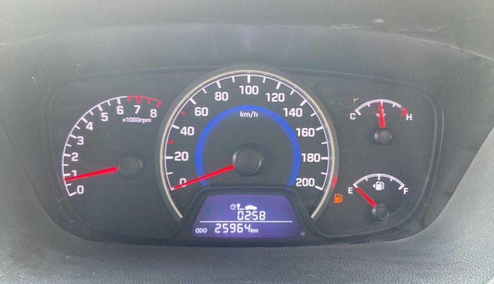 2017 Hyundai Grand i10 SPORTZ (O) 1.2 KAPPA VTVT, Petrol, Manual, 25,960 km, Odometer Image