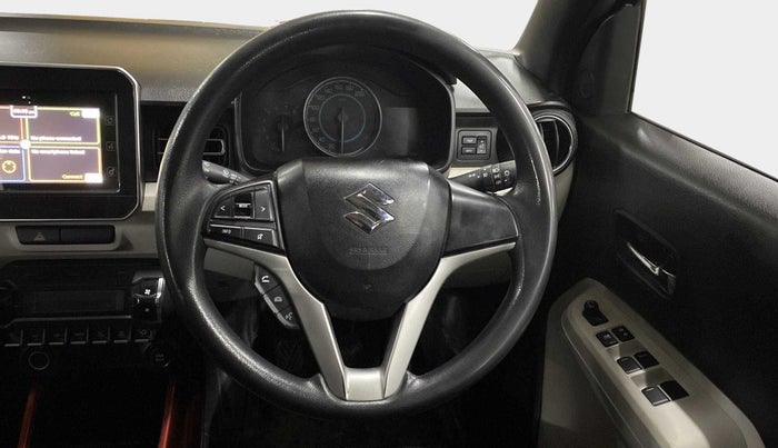 2017 Maruti IGNIS ALPHA 1.2 DUAL TONE, CNG, Manual, 63,854 km, Steering Wheel Close Up