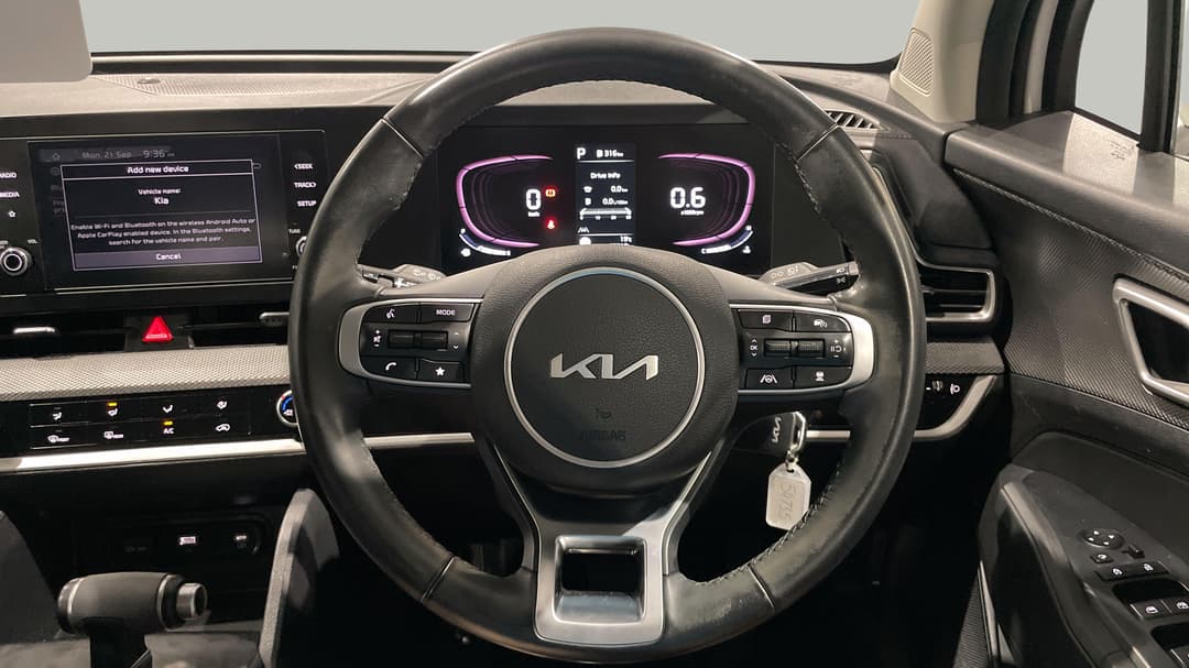 2022 Kia Sportage S (FWD), Automatic, 63018 km, Steering Wheel Close-up
