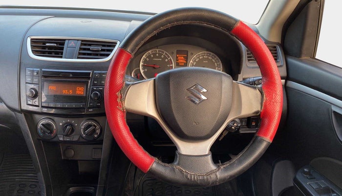 2015 Maruti Swift VXI, Petrol, Manual, 99,855 km, Steering Wheel Close Up