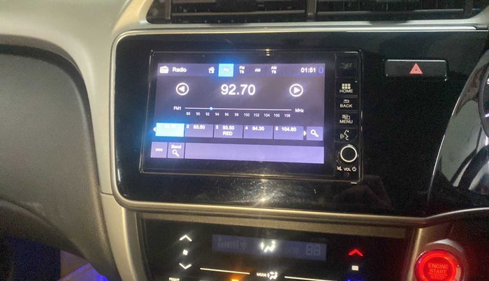 2019 Honda City 1.5L I-VTE V CVT, Petrol, Automatic, 31,381 km, Infotainment system - GPS Card not working/missing