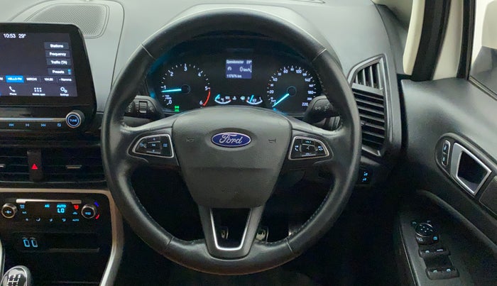 2018 Ford Ecosport TITANIUM 1.5L DIESEL, Diesel, Manual, 1,17,875 km, Steering Wheel Close Up