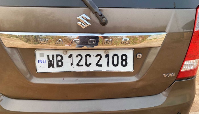 2012 Maruti Wagon R 1.0 VXI, Petrol, Manual, 37,744 km, Dicky (Boot door) - Slightly dented