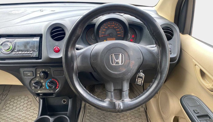 2015 Honda Amaze 1.2L I-VTEC E, Petrol, Manual, 40,533 km, Steering Wheel Close Up