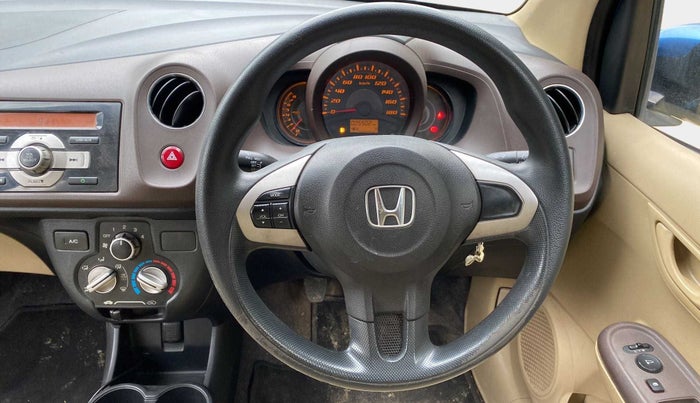 2013 Honda Amaze 1.2L I-VTEC S, Petrol, Manual, 5,594 km, Steering Wheel Close Up