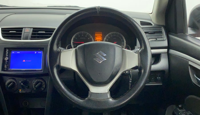 2012 Maruti Swift VXI, Petrol, Manual, 1,20,587 km, Steering Wheel Close Up