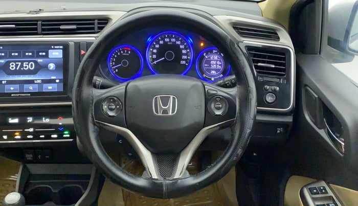 2016 Honda City 1.5L I-VTEC V MT, Petrol, Manual, 1,09,216 km, Steering Wheel Close Up