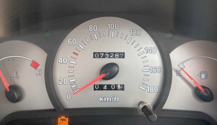 2013 Hyundai Santro Xing GLS, CNG, Manual, 73,247 km, Odometer Image