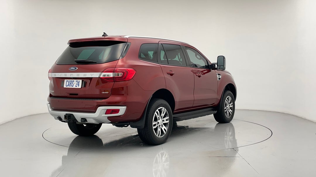 2020 Ford Everest Trend (4wd 7 Seat), Automatic, 31777 km, Right Back Diagonal (45- Degree) View