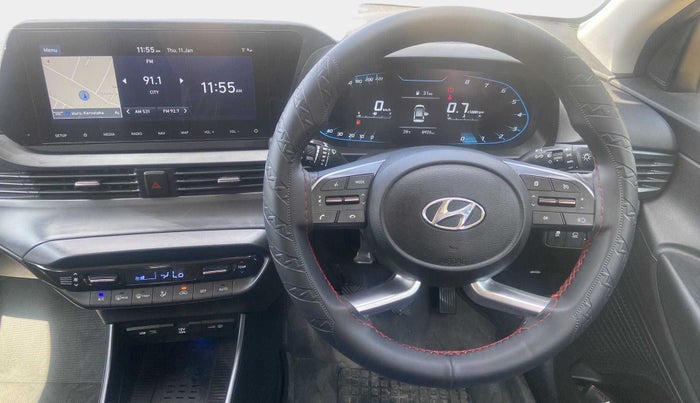 2022 Hyundai NEW I20 ASTA (O) 1.2 MT, Petrol, Manual, 9,039 km, Steering Wheel Close Up