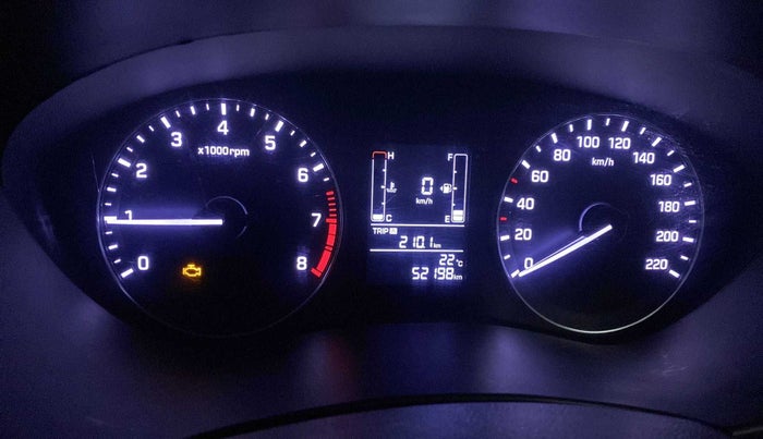 2017 Hyundai Elite i20 ASTA 1.2, CNG, Manual, 52,188 km, Odometer Image