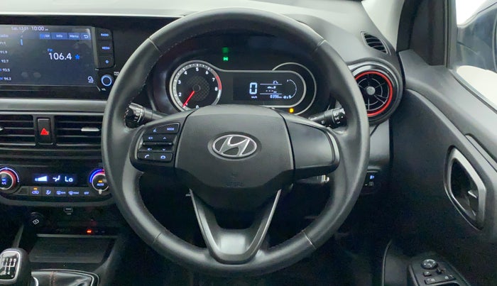 2022 Hyundai GRAND I10 NIOS SPORTZ 1.0 TURBO GDI, Petrol, Manual, 8,396 km, Steering Wheel Close Up
