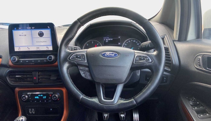 2018 Ford Ecosport TITANIUM 1.5L SPORTS(SUNROOF) DIESEL, Diesel, Manual, 71,540 km, Steering Wheel Close Up