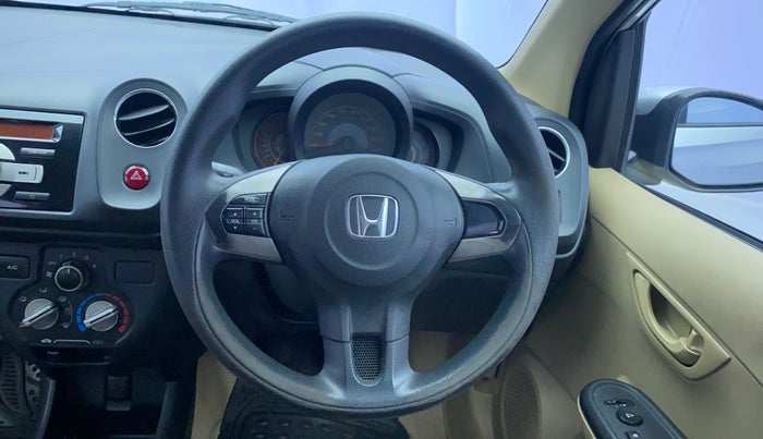 2014 Honda Amaze 1.2L I-VTEC S, Petrol, Manual, 75,750 km, Steering Wheel Close Up