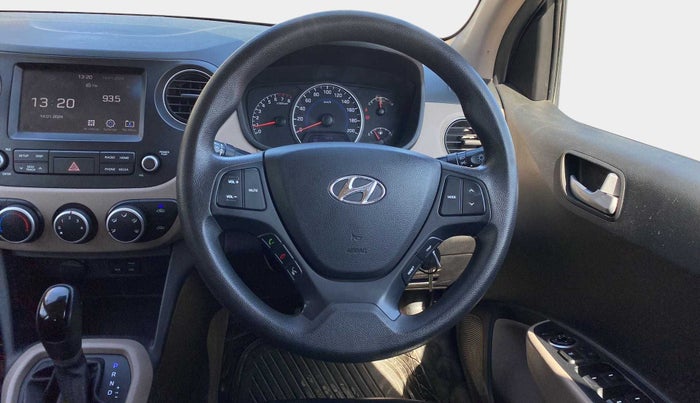 2017 Hyundai Grand i10 SPORTZ (O) AT 1.2 KAPPA VTVT, Petrol, Automatic, 55,629 km, Steering Wheel Close Up